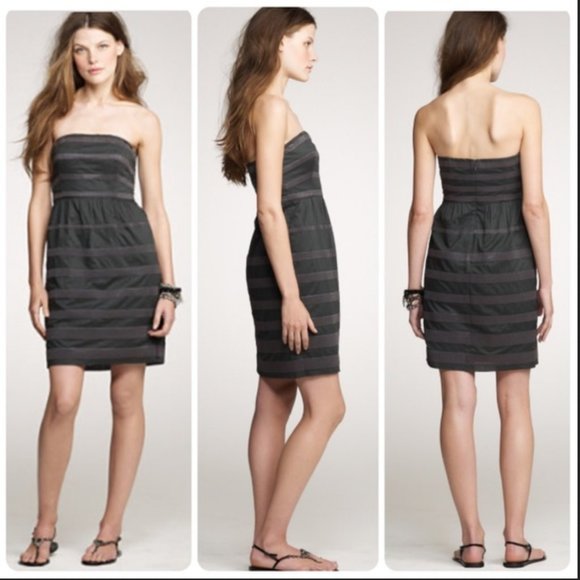 J. Crew Ivory Strapless Ginny Mini Dress - Picture 14 of 14